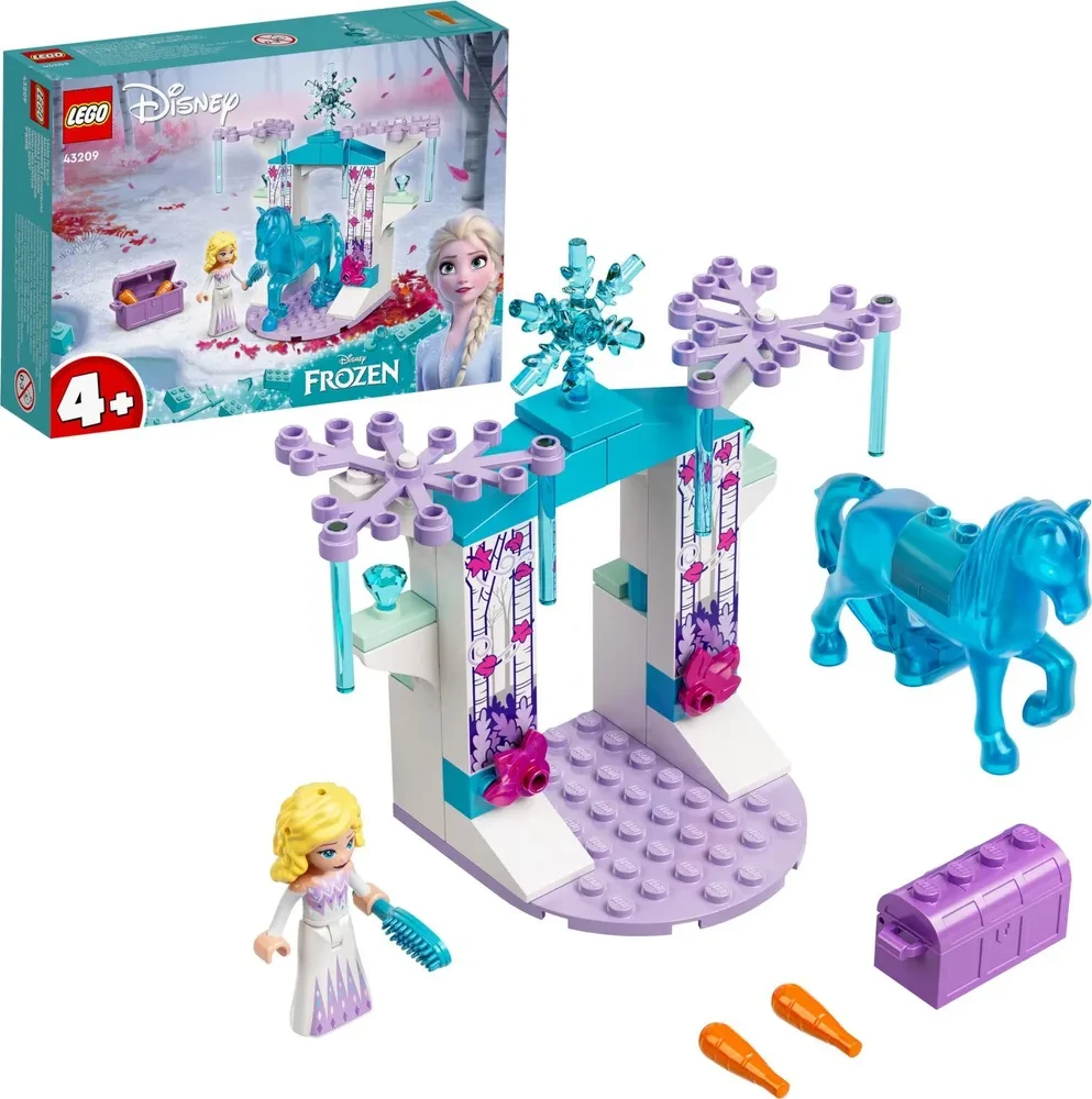 Конструктор LEGO Disney Princess 43209 Ледяная конюшня Эльзы и Нокка