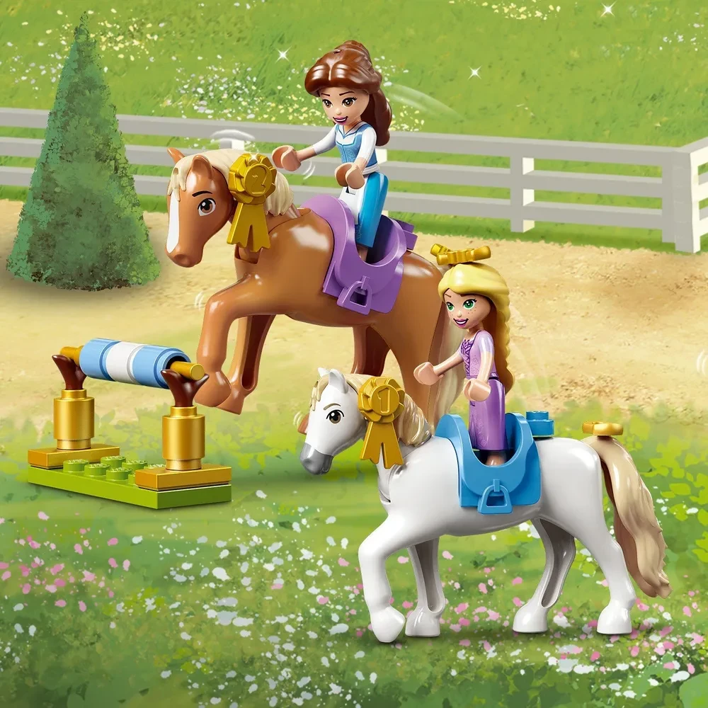 Конструктор LEGO Disney Princess Лего Королевская конюшня Белль и Рапунцель для девочек, 43195