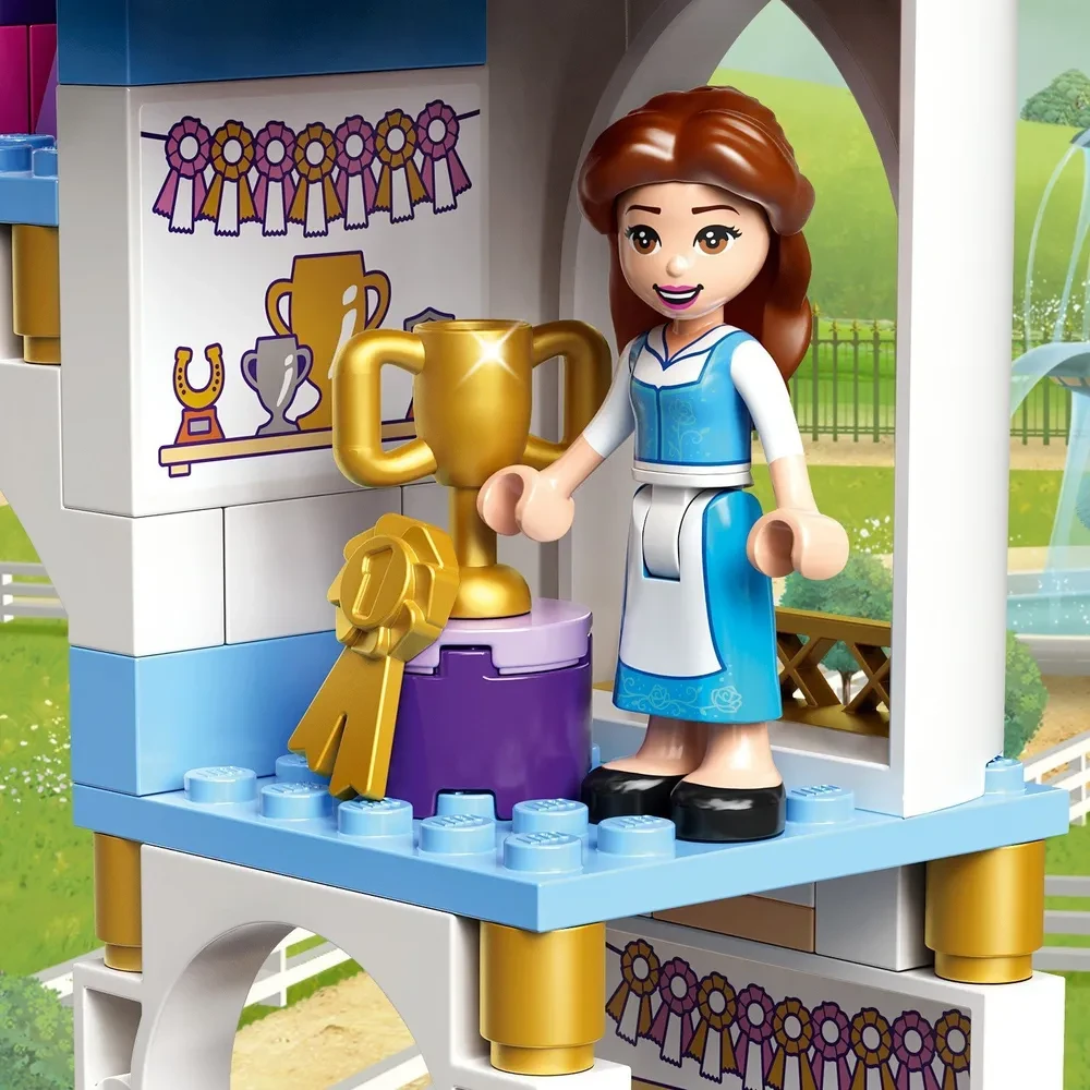 Конструктор LEGO Disney Princess Лего Королевская конюшня Белль и Рапунцель для девочек, 43195