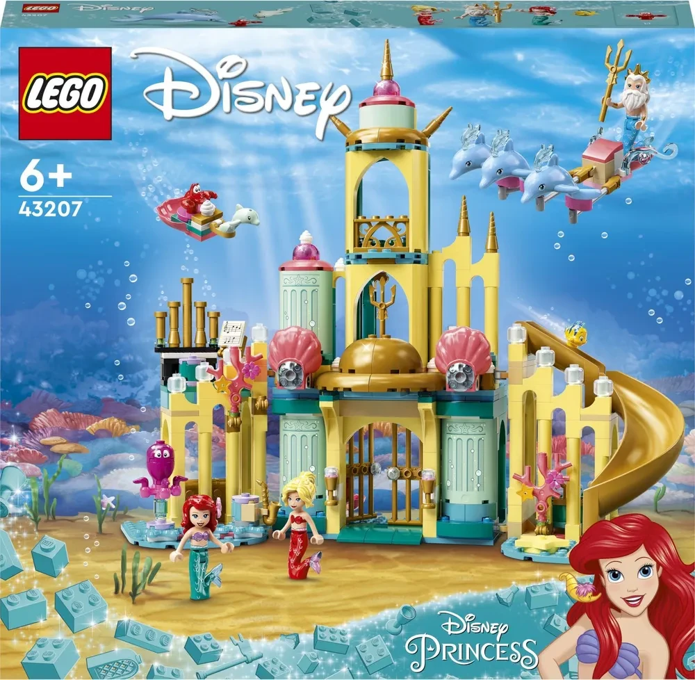 Конструктор LEGO Disney Princess Подводный дворец Ариэль 43207 - фото 1 - id-p105051975
