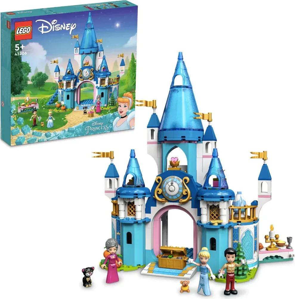 Конструктор LEGO Disney Princess 43206 Замок Золушки и Прекрасного Принца - фото 3 - id-p105051981