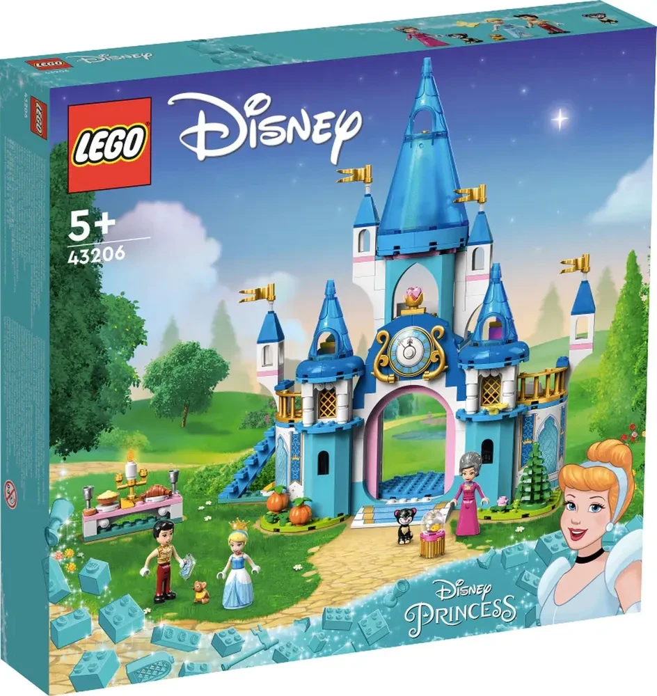 Конструктор LEGO Disney Princess 43206 Замок Золушки и Прекрасного Принца