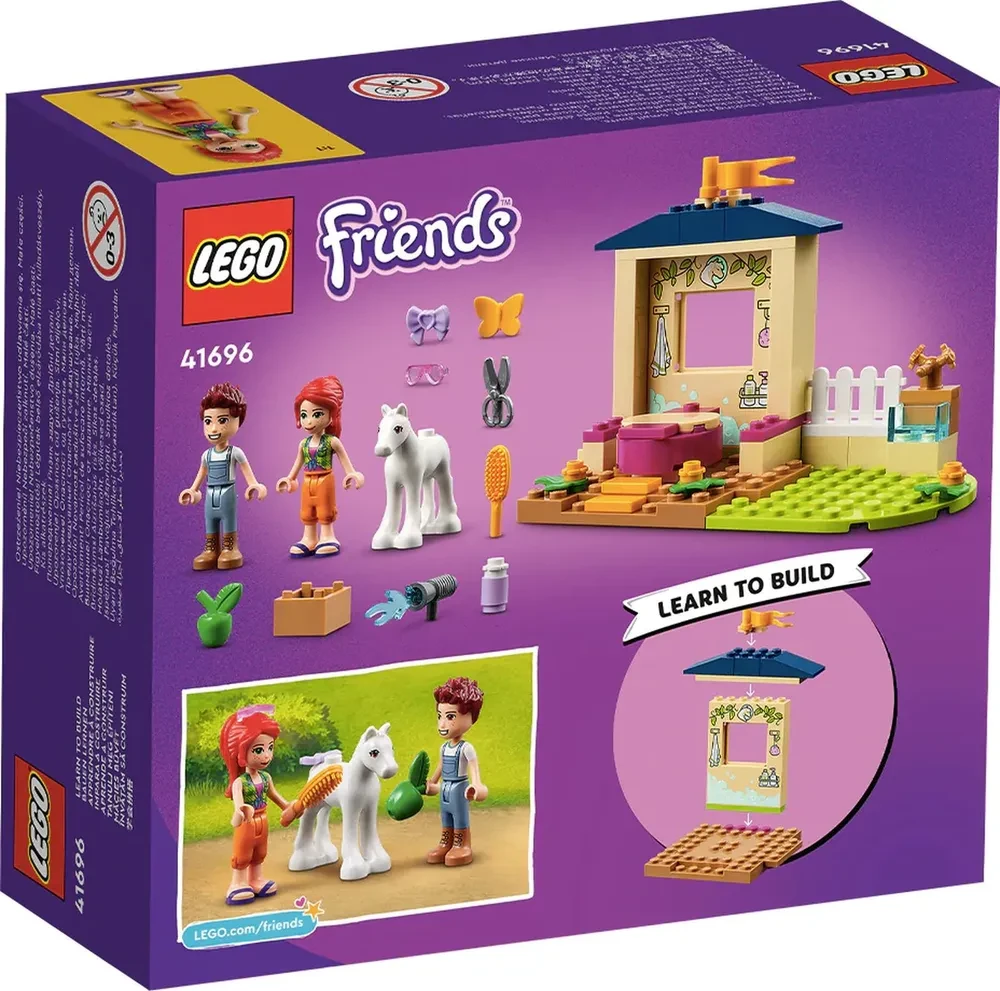 Конструктор LEGO Friends 41696 Конюшня для мытья пони