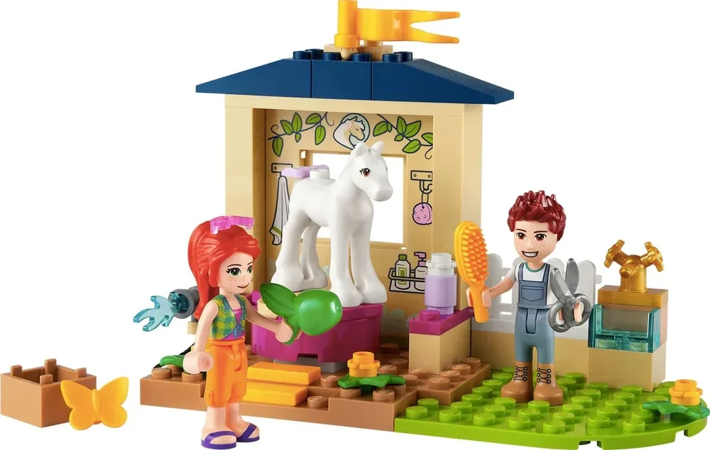 Конструктор LEGO Friends 41696 Конюшня для мытья пони