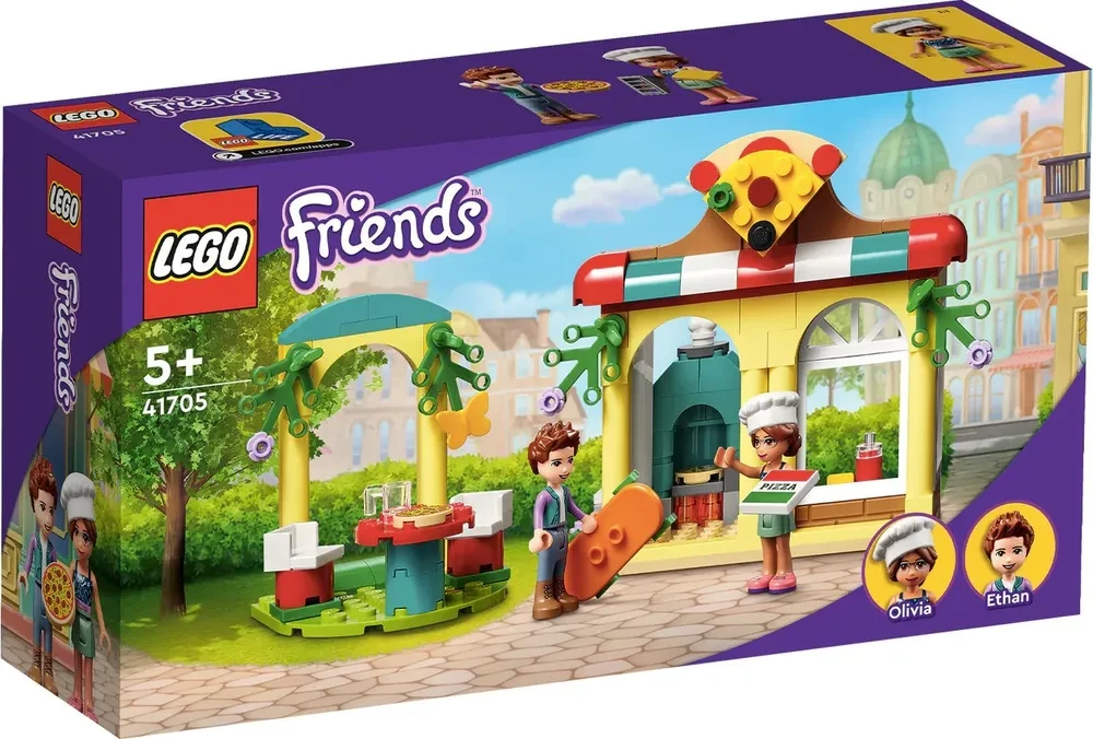 Конструктор LEGO Friends 41705 Пиццерия Хартлейк Сити - фото 1 - id-p105052026