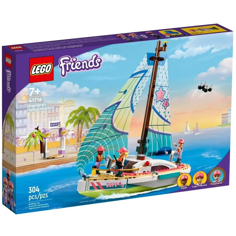 LEGO конструктор Friends Приключения Стефани на яхте 41716