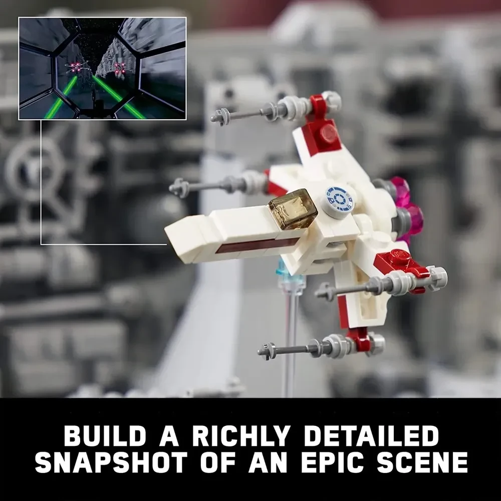 Конструктор LEGO Star Wars 75329 Диорама Бег по траншеям Звезды Смерти