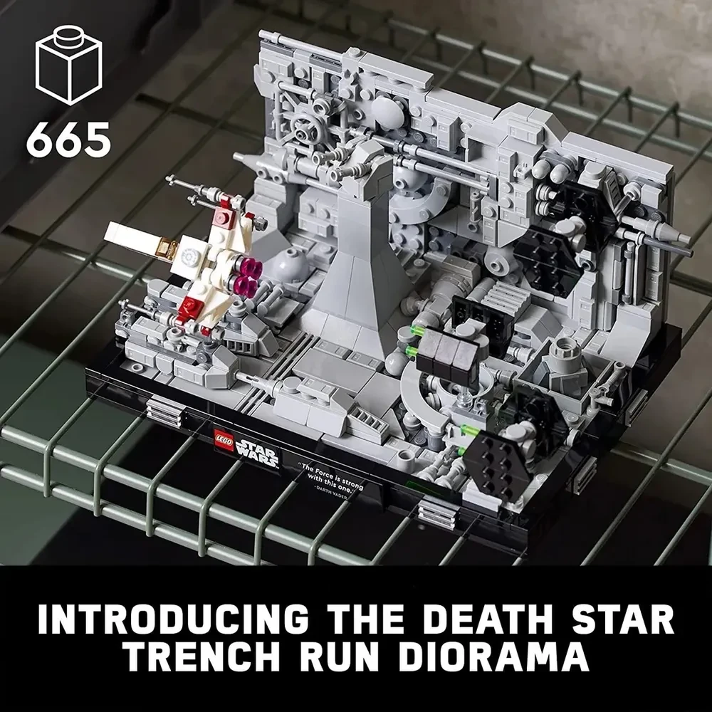 Конструктор LEGO Star Wars 75329 Диорама Бег по траншеям Звезды Смерти