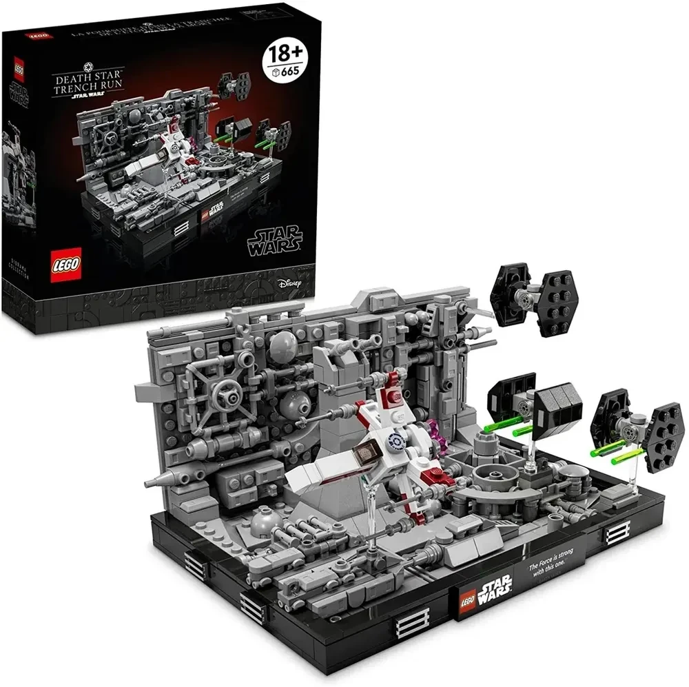 Конструктор LEGO Star Wars 75329 Диорама Бег по траншеям Звезды Смерти