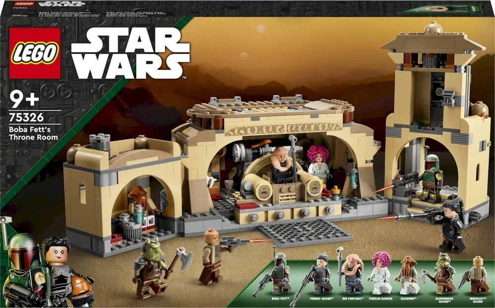 Lego 75326 Звездные войны Тронный зал Бобы Фетта