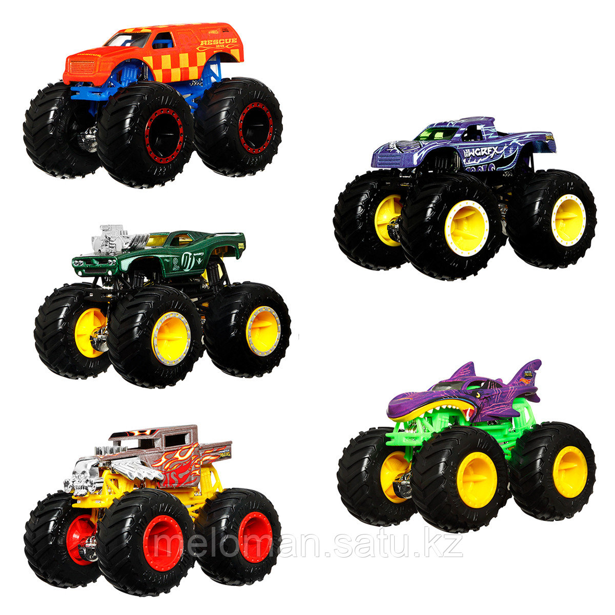 Hot Wheels: Monster Trucks. Машинка Color Shifters, в ассортименте