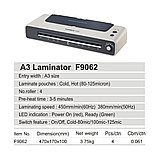 Ламинатор COMIX F9062 А3, 4 вала, 80-125 мкм, 38-45 см/мин, фото 2