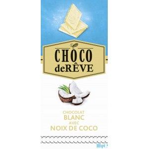 Шоколад Белый Choco de Reve с кокосом 100 г 100 г - фото 1 - id-p105061560