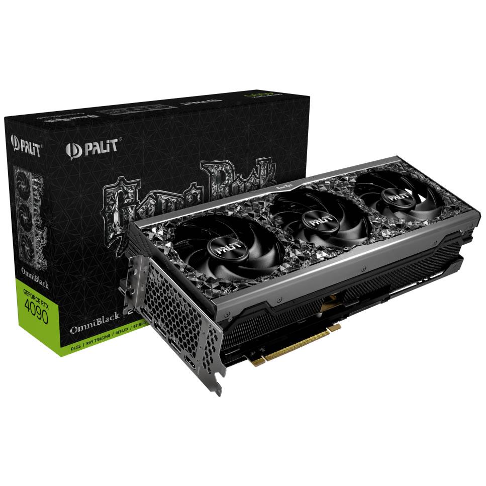 Видеокарта Palit RTX 4090 GameRock OMNIBLACK 24G