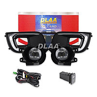 Комплект противотуманных фар на Toyota Sequoia 2008-17 дизайн 2018 DLAA
