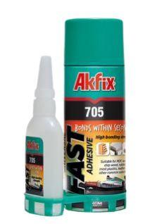 Клей Akfix 705 для экспресс склеивания 200 мл