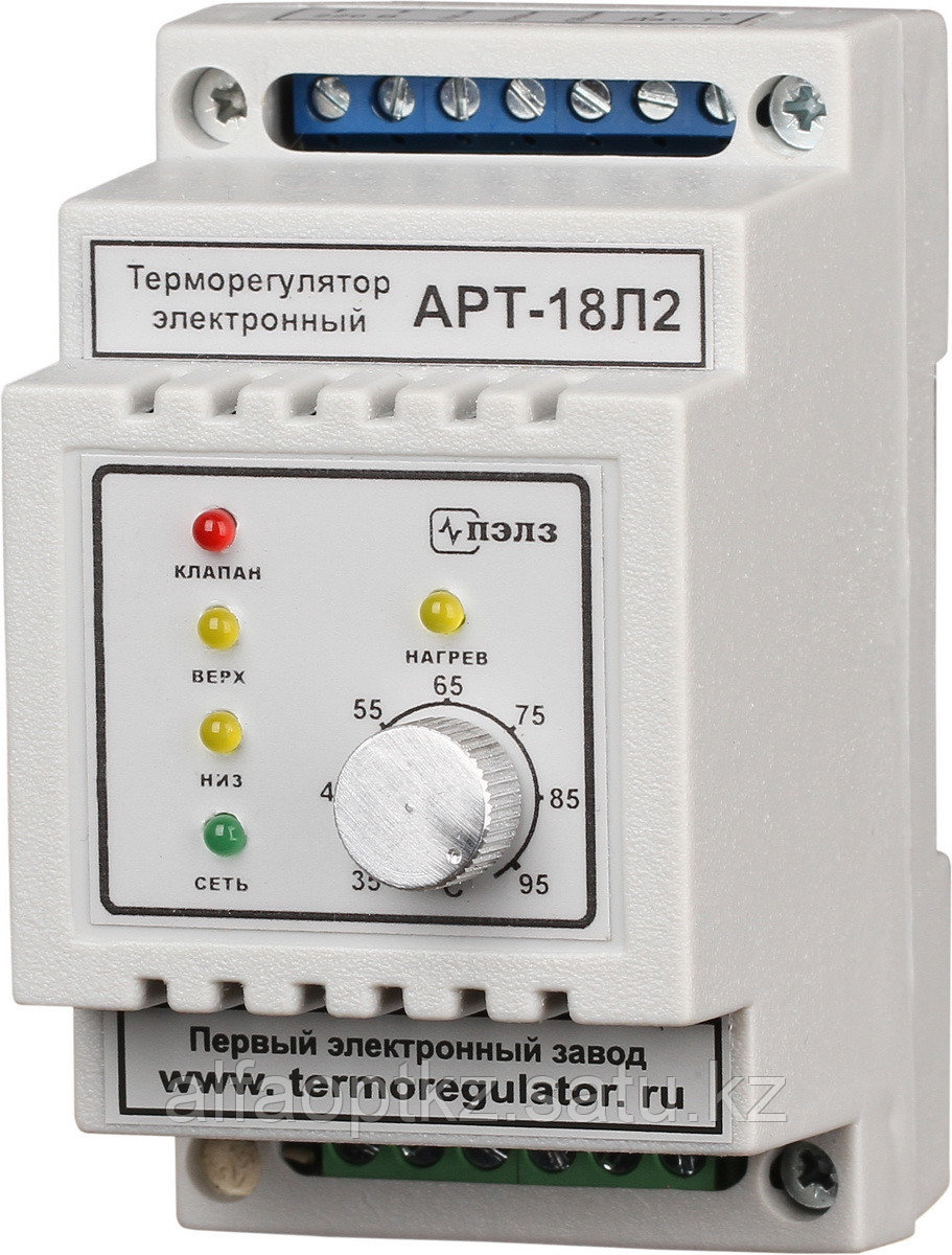 Терморегулятор АРТ-18Л2 с датчиком KTY-81-110 1 кВт DIN - фото 1 - id-p63262660
