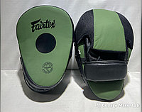 Лапы для бокса Fairtex (Натуральная кожа) Цвет зеленый