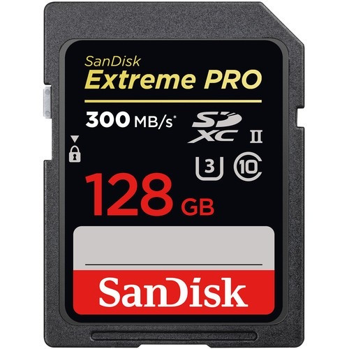 Карта памяти SanDisk Extreme Pro SDXC UHS-ll 128GB 300 MB/s