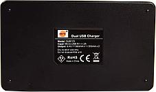 LP-E12 двойное зарядное устройство DUB136 от DSTE, фото 3