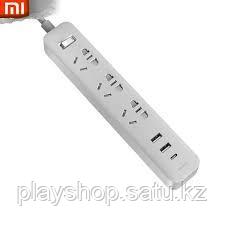 Xiaomi. Удлинитель Xiaomi Mi Power Strip (3 розетки+3 USB, 1.8 м (XMCXB05QM)