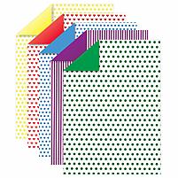 Картон цветной А4 2-сторонний МЕЛОВАННЫЙ EXTRA 5 цветов папка, оборот РИСУНОК, ЮНЛАНДИЯ, 200х290 мм, фото 3