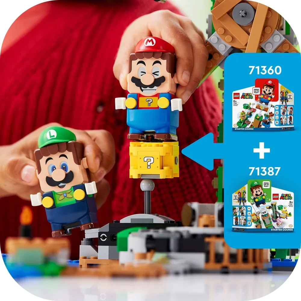 Lego 71390 Super Mario Дополнительный набор «Нокдаун резноров» - фото 10 - id-p105091584