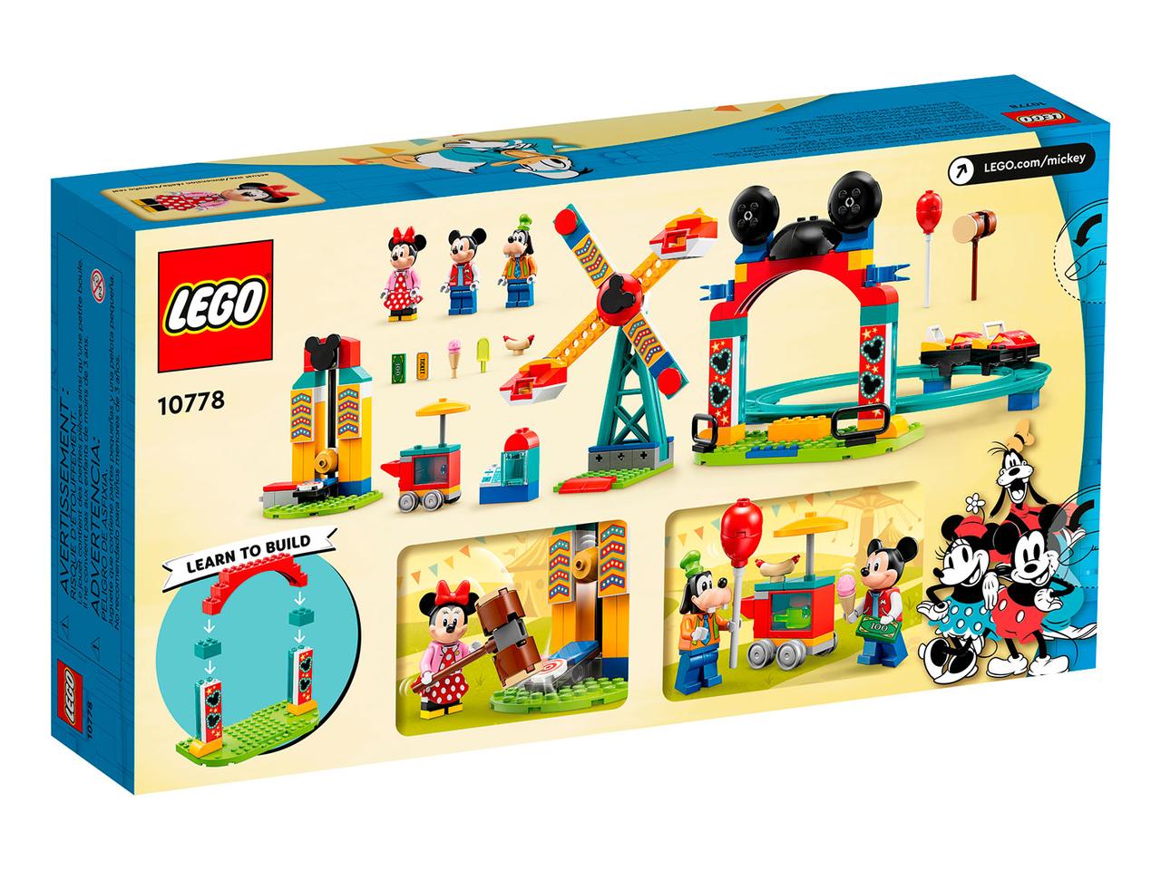 Lego 10778 Микки и Друзья Микки, Минни и Гуфи на веселой ярмарке - фото 2 - id-p105091594