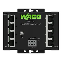 Промышленный эко-коммутатор; 8 портов 100Base-TX; черный WAGO 852-112, фото 3