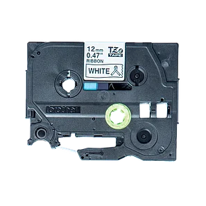Картридж для Brother TZE-R231 тканевая лента (12 мм х 4м черный шрифт на белом фоне), фото 2