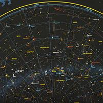 Карта "Звездное небо и планеты" 101х69 см, с ламинацией, интерактивная, в тубусе, BRAUBERG, фото 7