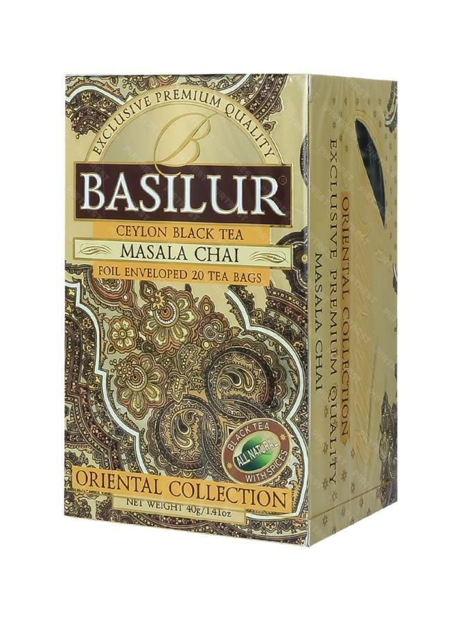 Чай черный пакетированный Basilur - Восточная коллекция Масала чай Masala Chai, 20 пак