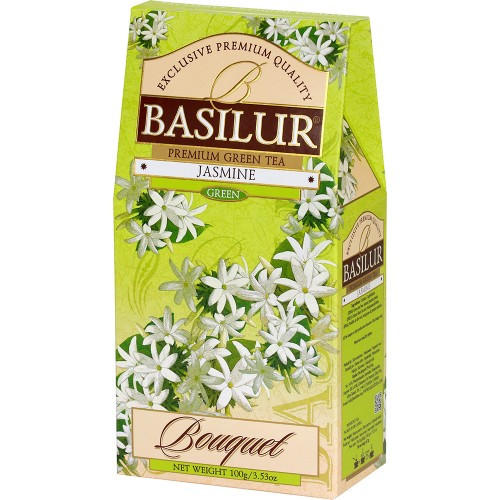 Чай зелёный рассыпной Basilur - Букет Жасмин Jasmine, 100 г