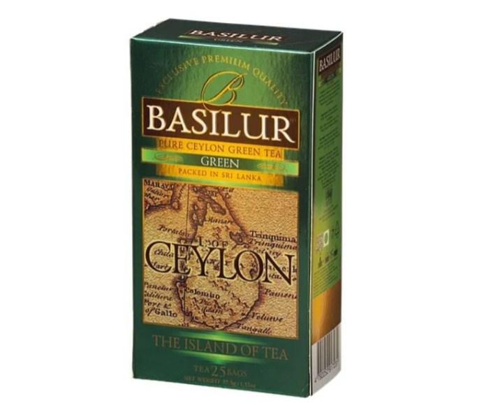 Чай зеленый Basilur - Green, в коробке 25 саше