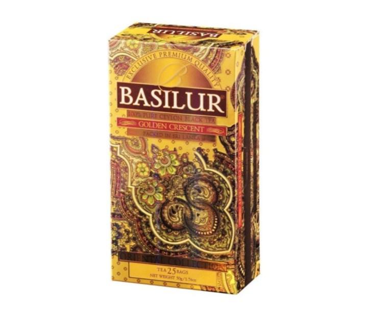 Чай черный Basilur - Golden Crescent, в коробке 25 пакетиков