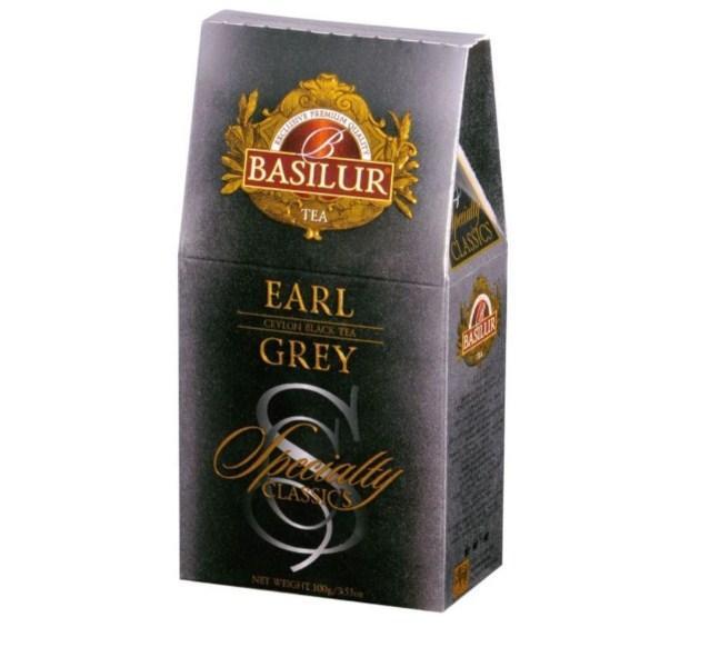 Чай черный листовой Basilur - Earl Grey, в коробке 100 г