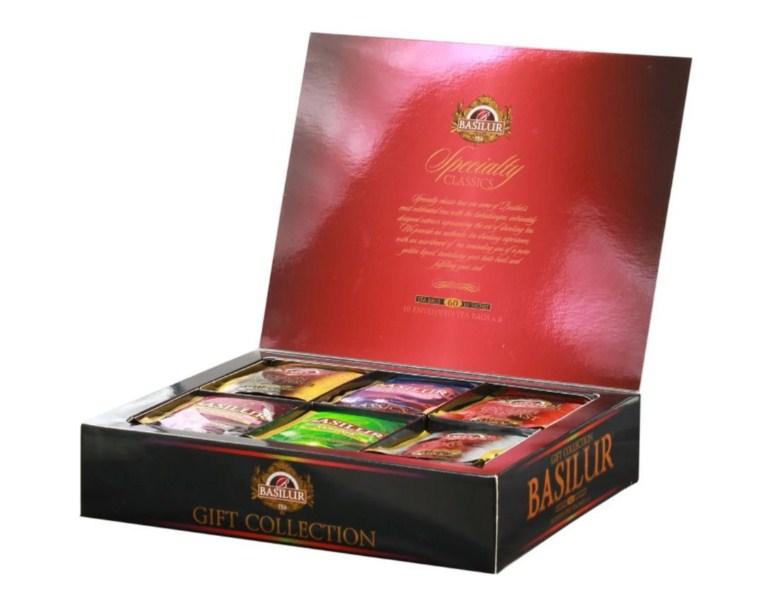 Чай черный Basilur - cпециальная коллекция Ассорти, в коробке 60 пакетиков