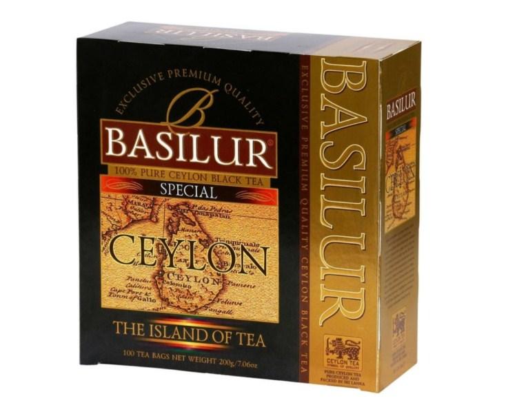 Чай черный Basilur - Special, в коробке 100 пакетиков