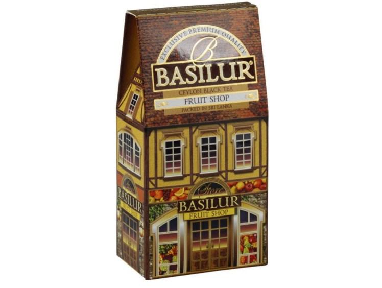 Чай черный листовой Basilur - Фруктовый магазин, в коробке 100 г