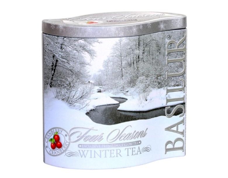 Чай листовой Basilur - Four Seasons Winter Tea, в банке 100 г