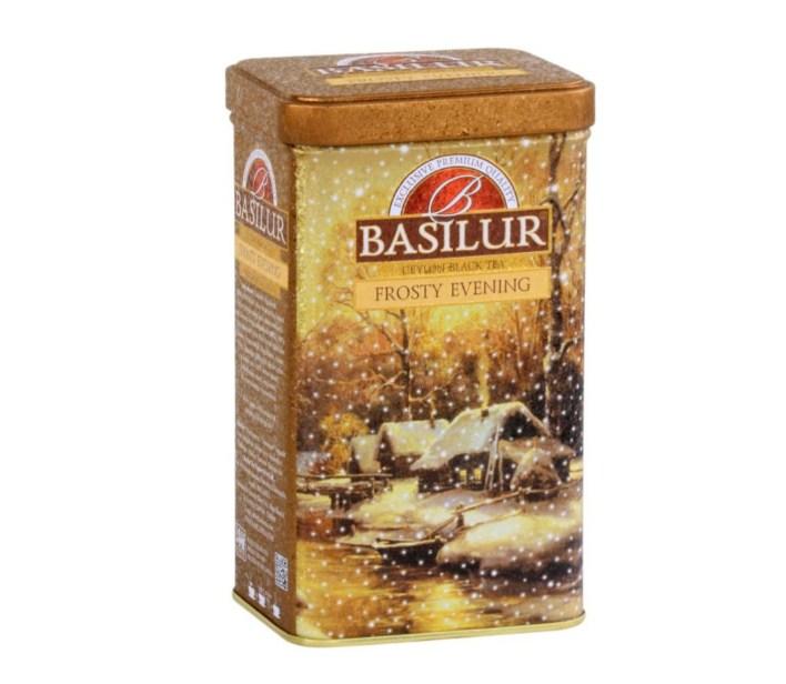 Чай черный листовой Basilur - Морозный вечер, в банке 85 г