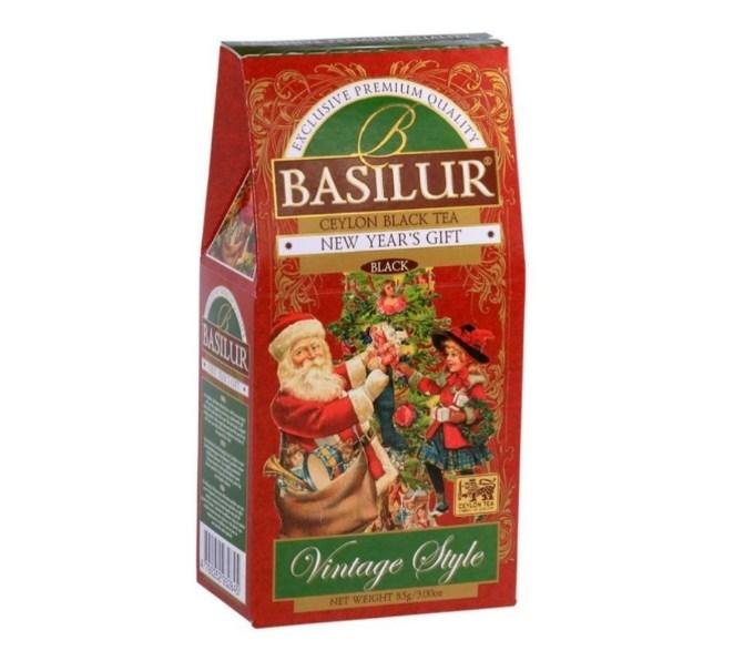 Чай черный листовой Basilur - New Year's Gift, в коробке 85 г