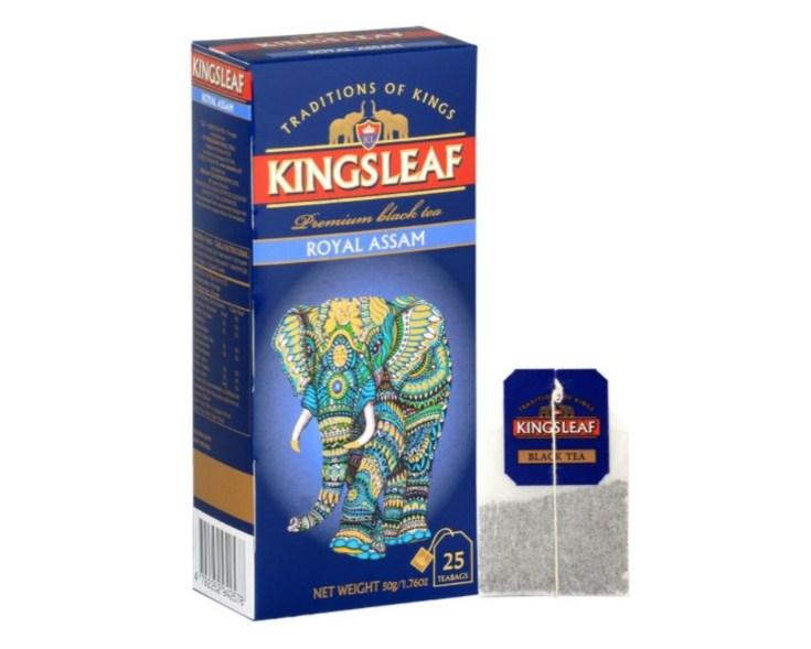 Чай черный Kingsleaf - Royal Assam, в коробке 25 пакетиков