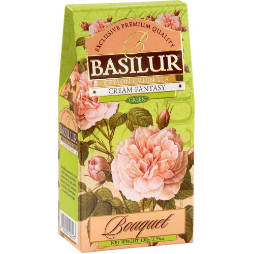 Чай зелёный рассыпной Basilur - Букет Кремовая Фантазия Cream Fantasy, 100 г