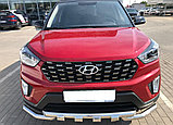 Защита переднего бампера G d60 ПапаТюнинг для Hyundai Creta 2016-2021, фото 3
