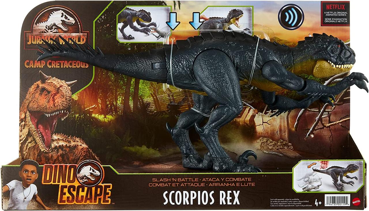 Фигурка динозавра Jurassic World Хлопающий скорпион рекс