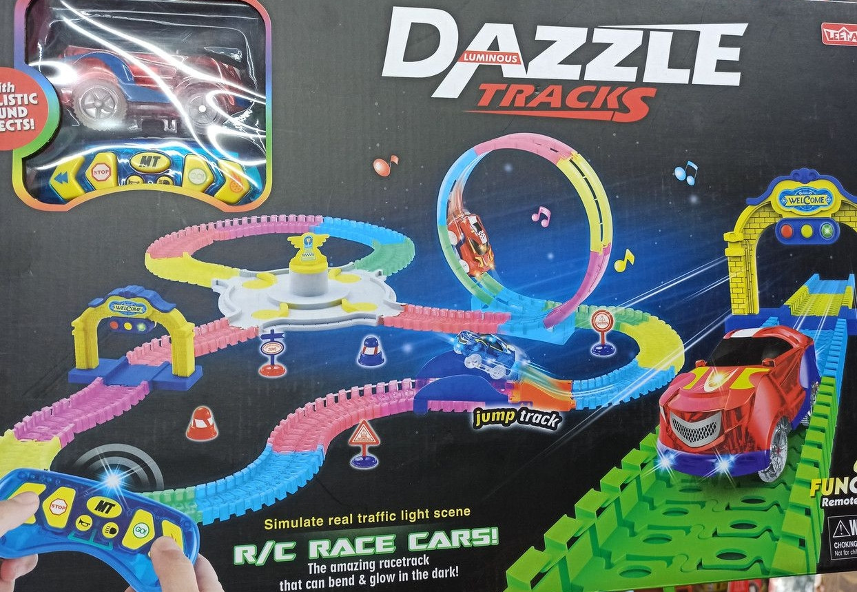 Светящийся гибкий трек DAZZLE TRACK 360 деталей - фото 2 - id-p47099532
