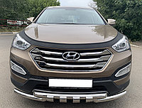 Защита переднего бампера G d60/60 ПапаТюнинг для Hyundai Santa Fe 2012-2016