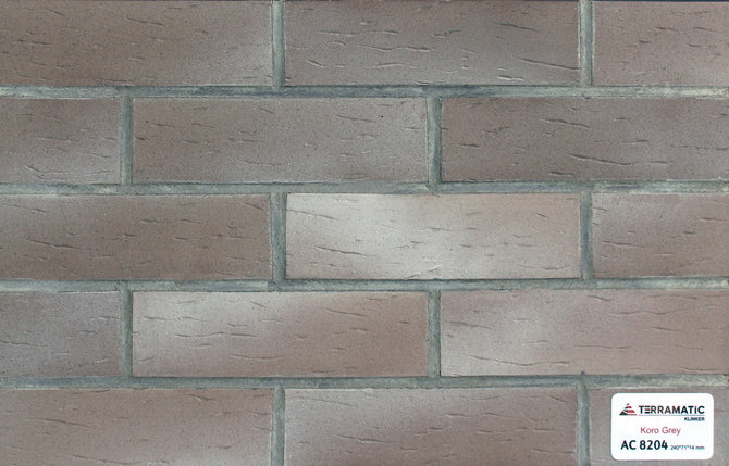 Плитка клинкерная лицевая Koro Grey AC 8204, фото 2