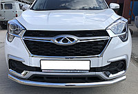 Защита переднего бампера d60 ПапаТюнинг для Chery Tiggo 4 2018-2024